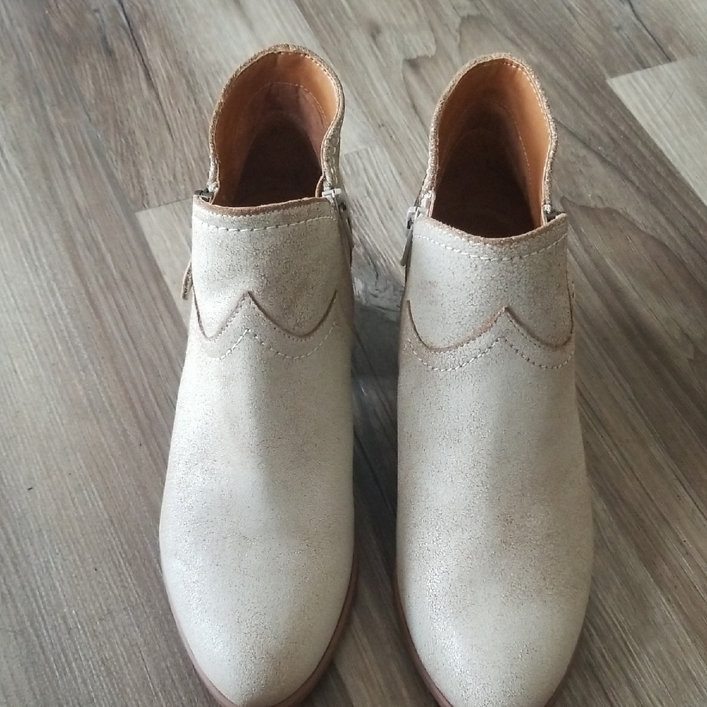 Zodiac Tan Ankle Booties